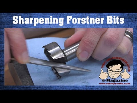 Fast & Easy Forstner Bit Sharpening!