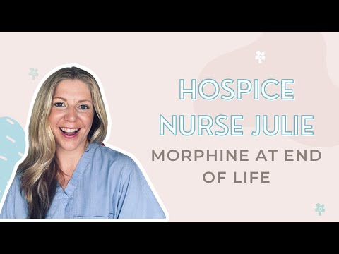 Morphine at end of life