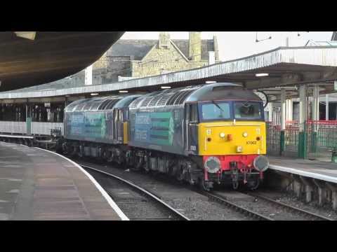 57002/57008 6k73 Sellafield - Crewe flask train, Sat.14th December 2013