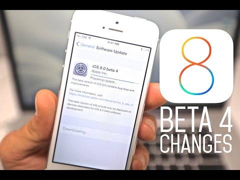 iOS 8 Beta 4 - What's New?