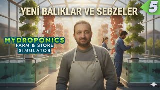 Yeni 2 Katlı Raflar , Yeni Balıklar ve Sebzeler | Hydroponics Farm & S