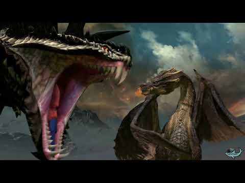 Dalamadur yelling at Fatalis [Warning: Ears will be hurt]