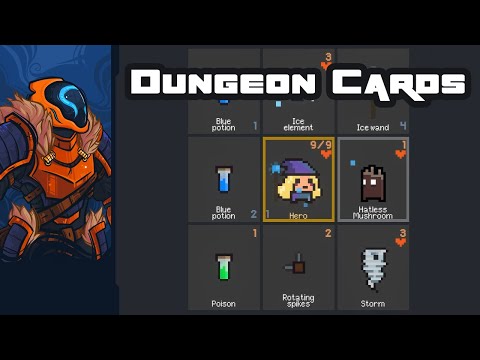 Dungeon Cards - Finely Tuned, But Simplistic Roguelite Puzzle Game - YouTube