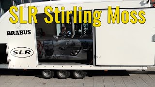 Mercedes SLR Stirling Moss unloaded from a trailer at Rallye Germania 2015