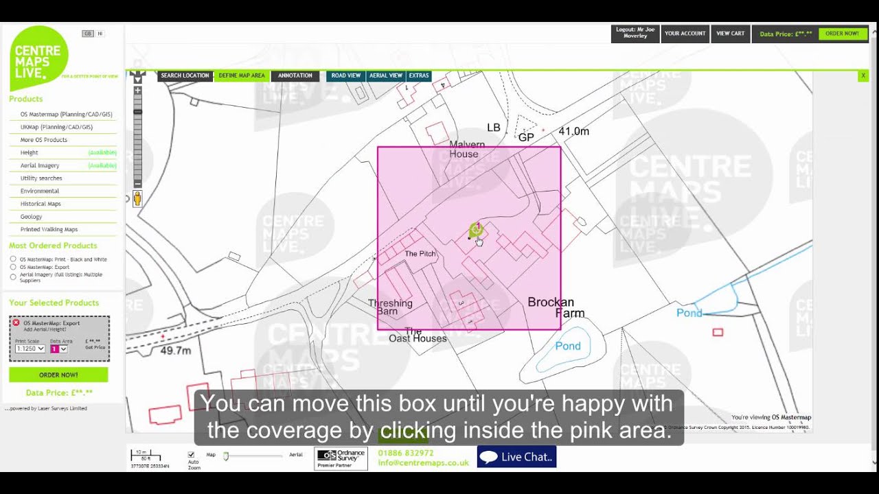 How to: Order OS MasterMap for CAD
