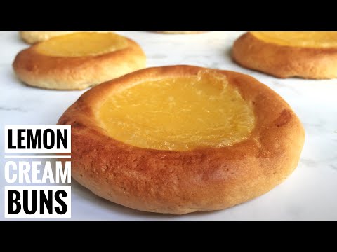 Deliciousnessly | Lemon Curd Buns Recipe | Buns Recipe | Lemon Curd Recipe