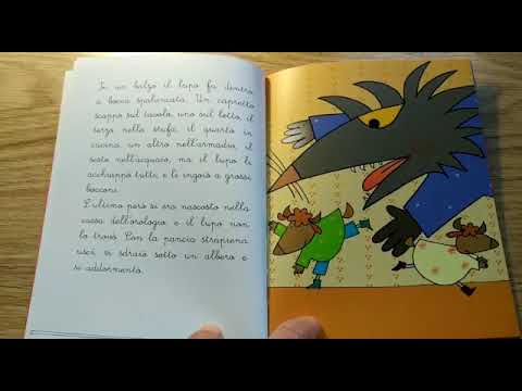 Lettura - Il lupo e i sette capretti - di J. e W. Grimm - edizioni EL - Asilo nido Carducci