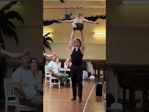 The cast of Dirty Dancing are having the time of their lives in rehearsals! 🍉❤️