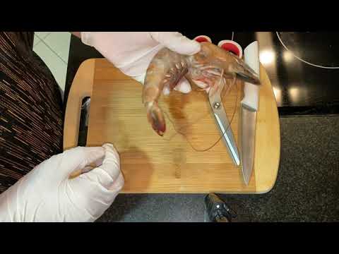 how to clean tiger prawns |  how to clean tiger prawns without removing shell |