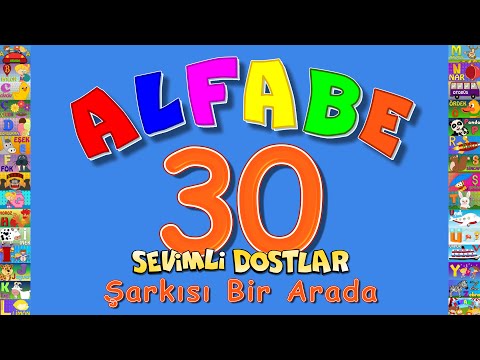 ABC Alfabe | Çizgi Film Eğitici Çocuk Şarkıları | Sevimli Dostlar | Adisebaba TV