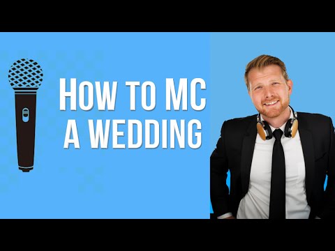 How to MC a wedding? (Step by step instructions with examples on how to MC an event)