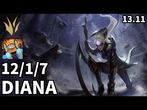 Diana Jungle vs Lillia - KR Grandmaster | Patch 13.11