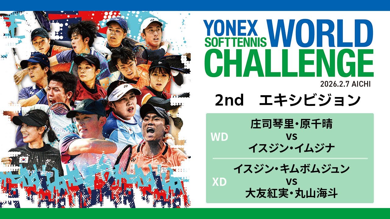【ソフトテニス】2026.2.7 / エキシビジョンマッチ Part.2 / YONEX SOFT TENNIS WORLD CHALLENGE IN AICHI | YONEX