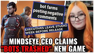 MindsEye CEO Claims Bots Are TRASHING Their Game & 2 Execs LEAVE Studio Days Before Launch