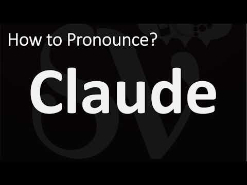 How to Pronounce Claude? (CORRECTLY)