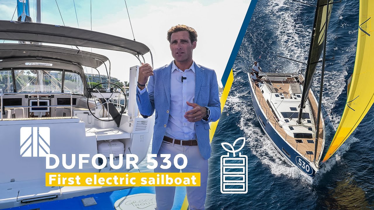 First Electric Sailboat ⚡ launched by Dufour Shipyard