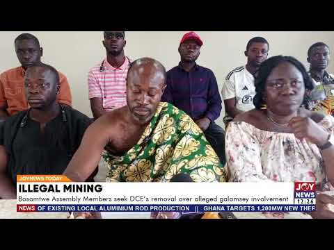 Illegal Mining: Bosomtwe Assembly members seek DCE's removal over alleged galamsey involvement