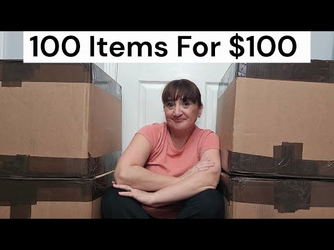 100 Items For $100 | 888 LOTS Mystery Boxes | Who Knows What We Are In For This Time?
