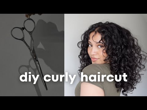 DIY Curly Haircut 🖤