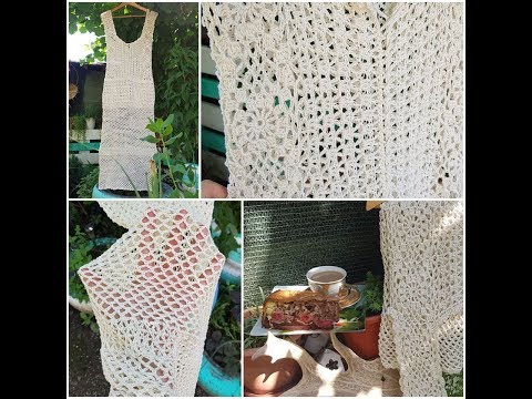 Rochie de plaja crosetata - PRIMA PARTE