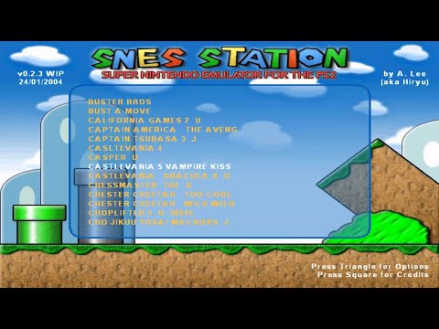 PS2 Nostalgia #1: SNES Emulator - The Nintendo Station.