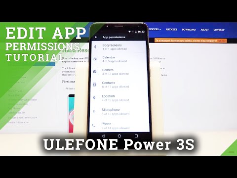 How to Change App Permissions in ULEFONE Power 3S – Enter App Permissions