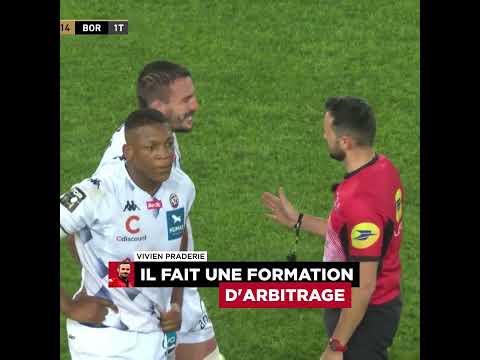TOP 14 -M. Praderie rappelle à Louis Picamoles qui est l'arbitre