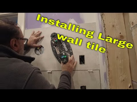 Bathroom Renovation, part 6 Feature walls, Installation