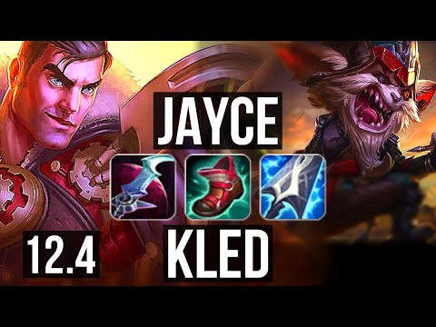 JAYCE vs KLED (TOP) | Legendary, 900+ games, 1.4M mastery, 13/4/7 | BR Master | 12.4