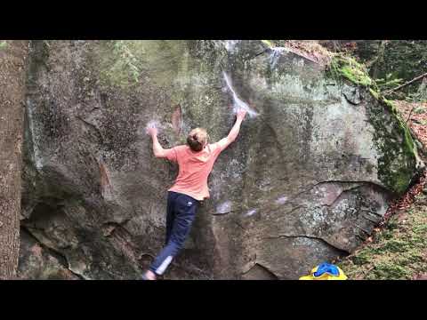 Două riglete și o rampă low start (7B/7B+) - Sihla bouldering