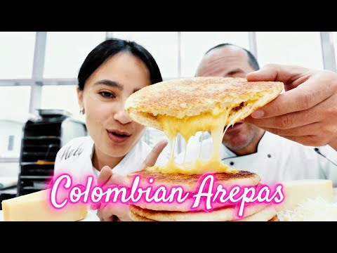 Make Your Own Arepas Colombianas 🌽🇨🇴 | #ColombianFood #ArepasRecipe #arepadequeso