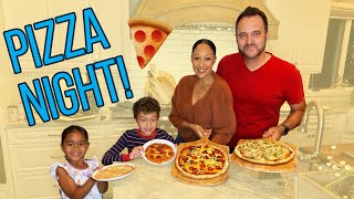 Making Personal Pizzas  - Easy Family Dinner with the Kids