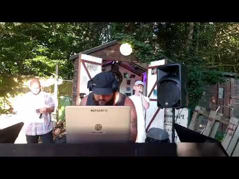 Dj slimbubba, mc sel and mc stallion garden party