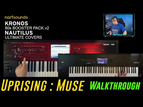Uprising Muse Kronos 80s Booster Pack V2 Synth Cover sounds WALKTHROUGH