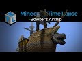 Amazing Build Of Bowser S Airship Minecraft Timelapse