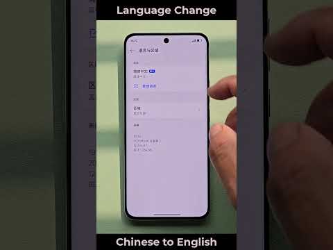 How to change language in realme phone from chinese to english #realme #languagesettings #language