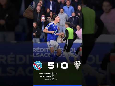 Strasbourg arrache Angers sur ce match #strasbourg #angers #ligue1