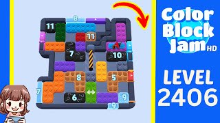 Soluzione del Livello 2406 di Color Block Jam