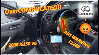 ABSolutely Overcomplicated!! ('08 Lexus IS250: ABS C1249-Stop Switch Circuit FAULT)