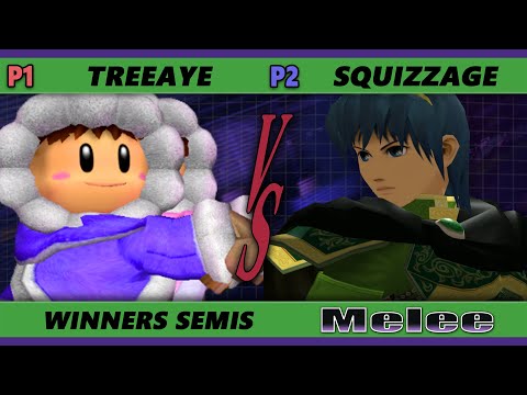 S@X 436 Winners Semis - squizzage (Marth) Vs. Treeaye (Ice Climbers) Smash Melee - SSBM