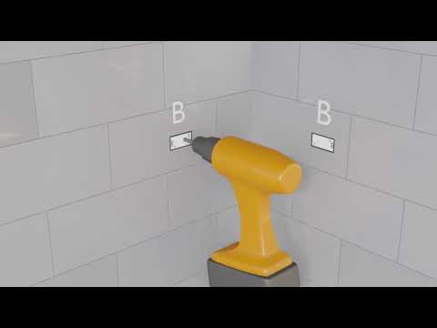 Fotstöd Smedbo Living FK841 för Hörn