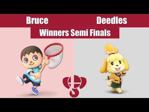 TUB 4/8/22 WINNERS SEMI FINALS - Bruce (Villager, Captain Falcon, Incineroar) Vs. Deedles (Isabelle)