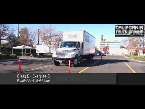 California Truck Driving Academy - Class B - Parallel Park Sight Side