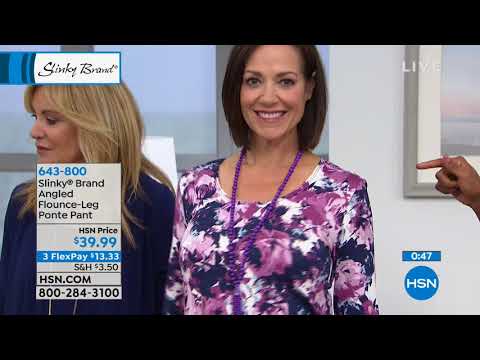HSN | Slinky Brand Fashions 01.25.2019 - 07 AM