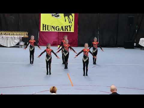 CRYSTALS children kisformáció  2020.09.20.  OB 2. hely  Black Bunny Pápa