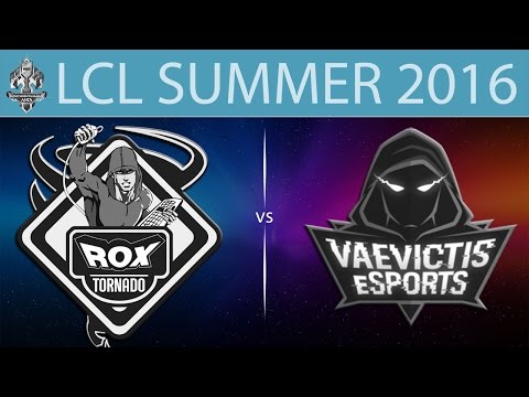 [LoL VODs] ROX vs VS | LCL Summer 2016 (18.06.2016) - Tornado ROX vs Vaevictis eSports