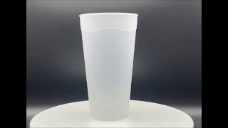 Kelímek (PP) vratný průhledný Ø90mm 0,5L [10 ks]