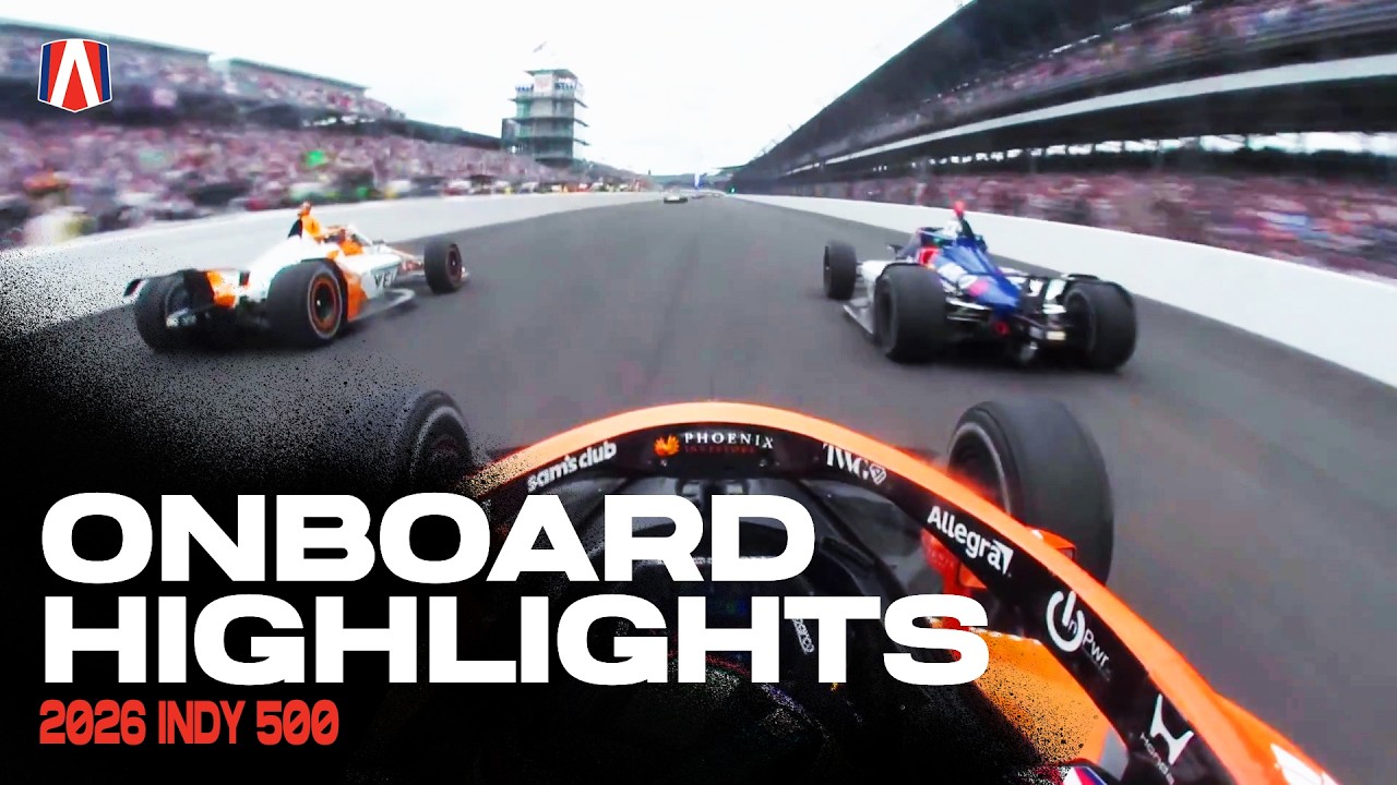 Click to watch the video “Race Highlights | 2026 INDY 500 | Radio + Onboard Restarts POV”