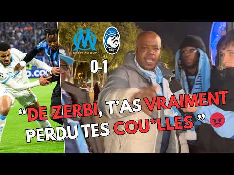 OM - Atalanta (0-1) 😡 Réactions des supporters Marseillais ! Ligue des Champions 🏆