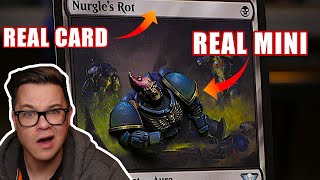 Using REAL Warhammer Models to Make 3D MAGIC CARDS?!